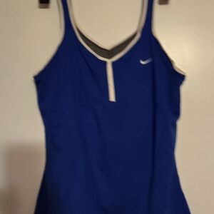 Nike Royal Blue Tank Top with White Trim